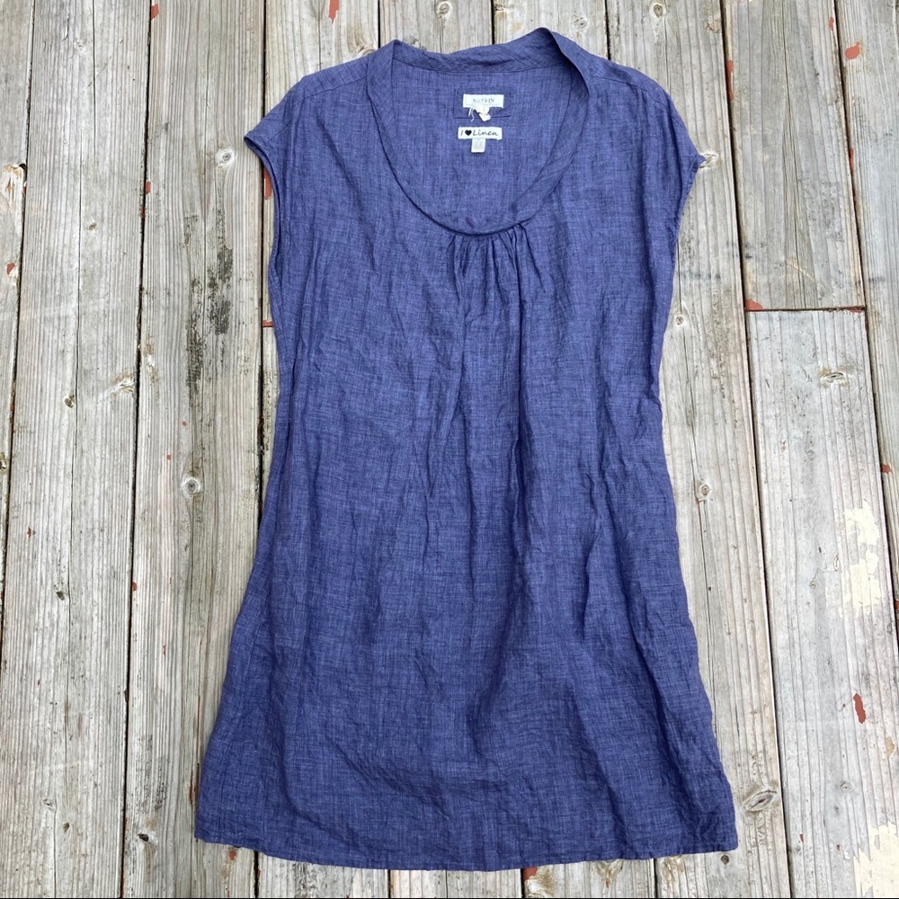 Malvin Blue Linen Tunic Designed in Germany